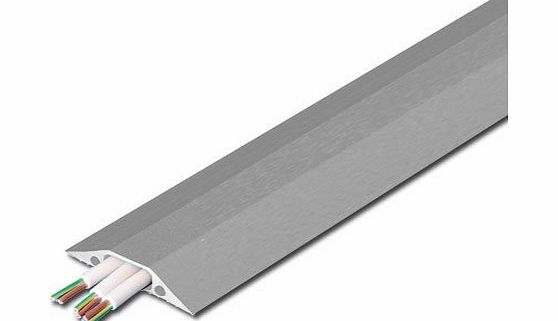LINDY 1m Wide Channel Cable Protector Bridge - Grey