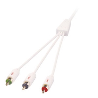 Lindy Compnent Video Cable (RGB) Premium White 5m