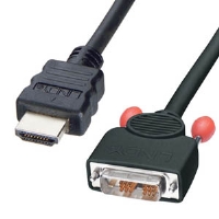 Lindy HDMI - DVI-D Cable, Black 10mtr