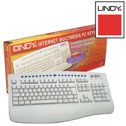 Lindy Multimedia Internet PC Keyboard - 20558