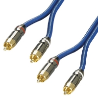 Lindy Premium Gold Composite Audio/Video Cable, 2m