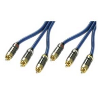 Lindy Premium Gold Composite Audio/Video Cable, 3m