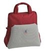 Linea 400 Changing Bag: 40 x 25 x 37cm - Red and Grey