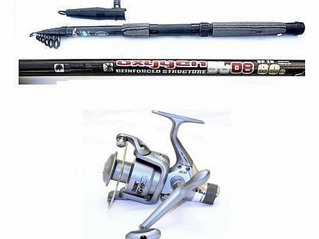 Lineaeffe Telescopic 8ft Carbon Spin Rod Vigor Reel Combo Line