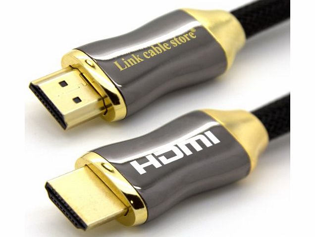 Link Cable Store LCS - ORION - 49.2 Feet / 15 M - HDMI 1.4 - 2.0 Professional - 3D - Ultra HD 4k 2160p - Full HD 1080p - Audio Return Channel (ARC) - 24k Gold plated connectors