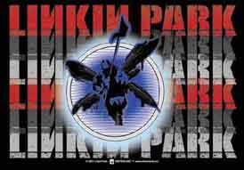 Linkin Park Multiple Logo Textile Poster