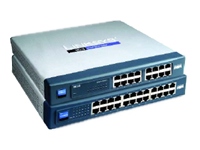 Linksys 16-Port 10/100/1000 Gigabit Switch SR2016 - Switch - 16 ports - 10Base-T- 1000Base-T - EN- Fast EN-