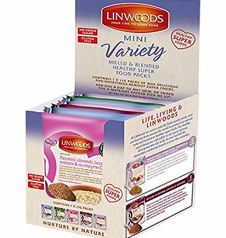 Linwoods Mini Variety Milled and Blended Healthy Super Food Snacks