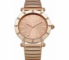 Lipsy Ladies Rose Gold Expander Bracelet Watch