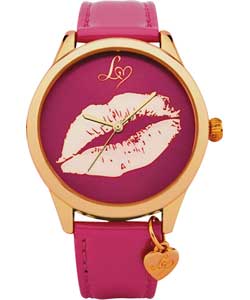 Lipsy London Womens Pink Watch