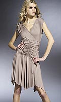 Womens Ruched Dress