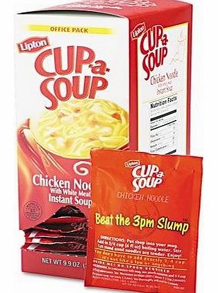 Lipton - Cup-a-Soup, Chicken Noodle, Single Serving, 22/Pack - Sold As 1 Box - Just add hot water.