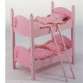 LISSI wooden doll bunk bed