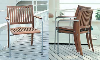 Lister Lutyens Company Lister Cannes Stacking Chair