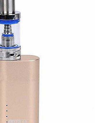 Lite 40w E SHISHA 40W MOD 2200MAH VAPORIZER TANK BATTERY STARTER VAPE PEN KIT E-SHISHA HOOKAH electronic quit smoking (Gold)