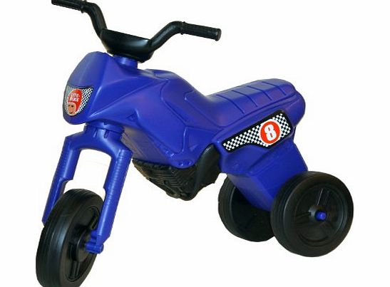 Lite-Bike Ride-on Toddler Trike, Push-along Motorbike, Kids Bike (2-3 years, Blue)