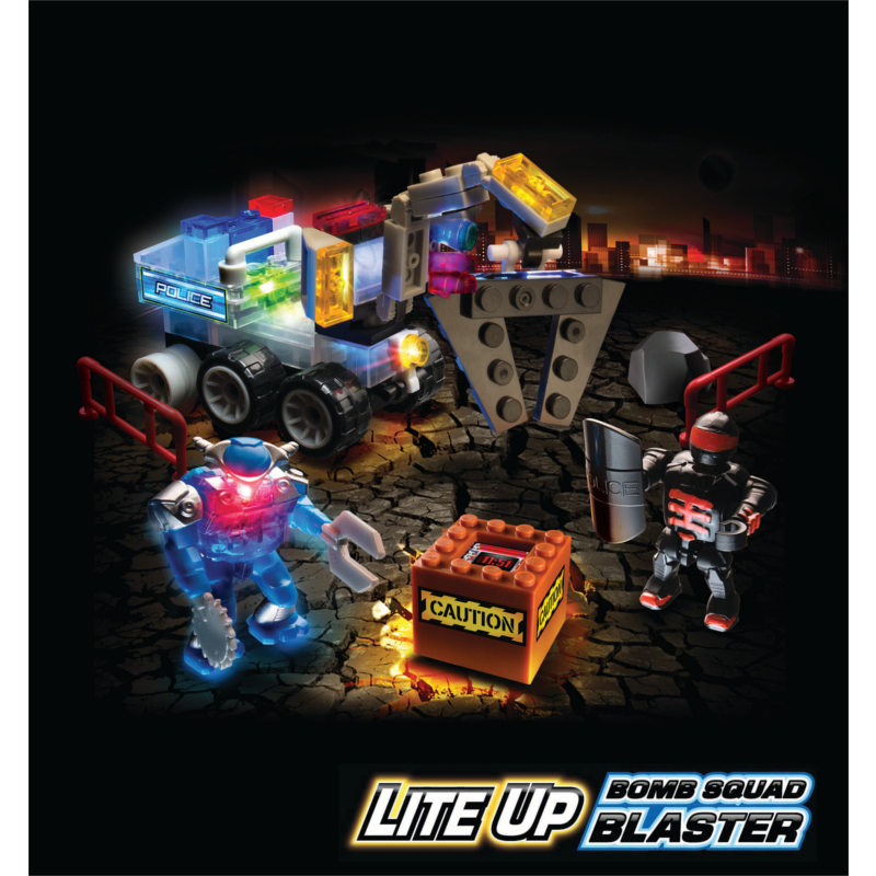 Lite Brix Rescue Playset - Bomb Squad Blaster