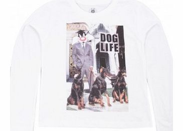 Doglife T-shirt White `8 years,10 years,12