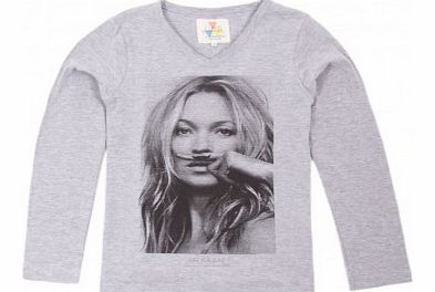 Kate Moss T-shirt Heather grey `10 years,12