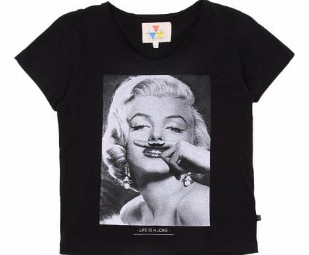 Marilyn T-shirt Noir `8 years