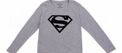 Super logo T-shirt Heather grey `2 years,8