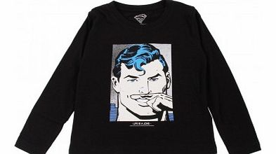 Superman T-shirt Noir `4 years,6 years,8
