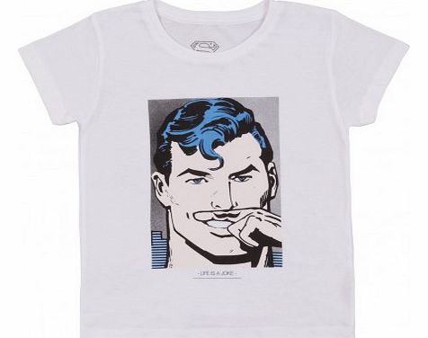 Superman T-shirt White `10 years