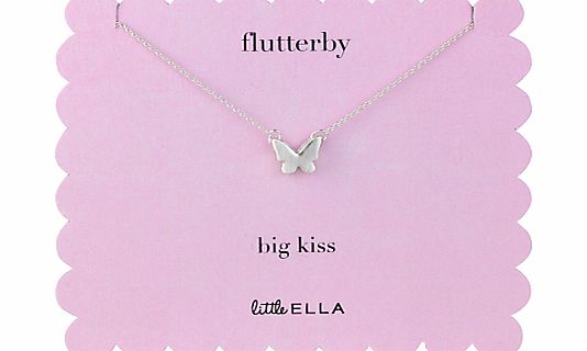 Little Ella Flutterby Silver-Plated Necklace