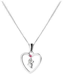 Little Gems Sterling Silver Heart Charm and