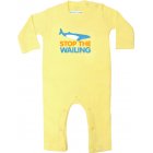 Little Green Radicals Stop The Wailing Playsuit (Lion Cub Yellow)