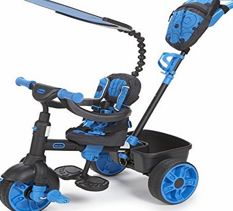 Little Tikes 4-in-1 Deluxe Edition Trike, Neon Blue