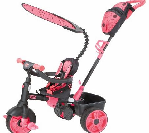 Little Tikes 4-in-1 Deluxe Edition Trike (Neon Pink)