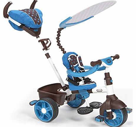 4-in-1 Sports Edition Trike (Blue/ White)