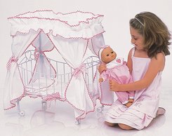 Littlewoods-Index doll canopy bed