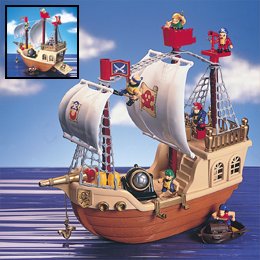 pirate ship toy face
