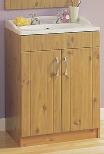 Littlewoods-Index vanity unit with sink and taps