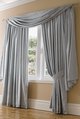 plain lined faux silk curtains