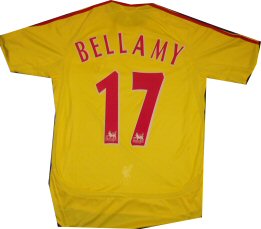 Liverpool Adidas 06-07 Liverpool away (Bellamy 17)