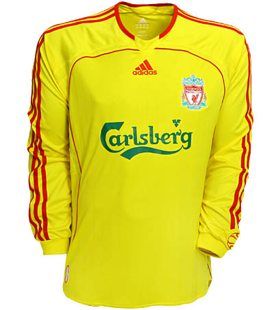 Liverpool Adidas 06-07 Liverpool L/S away