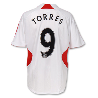 Adidas 07-08 Liverpool away (Torres 9)