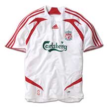 Liverpool Adidas 07-08 Liverpool away (with Champions League
