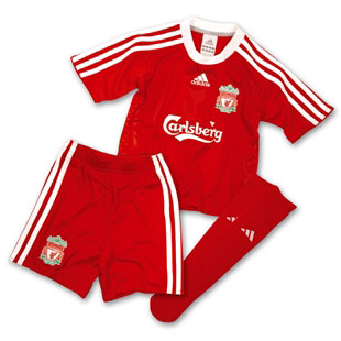 Adidas 08-09 Liverpool home Mini Kit