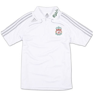 Liverpool Adidas 08-09 Liverpool Polo Shirt (white)