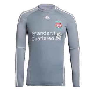 Liverpool Adidas 2010-11 Liverpool Goalkeeper Home Shirt (Kids)