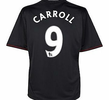 Adidas 2011-12 Liverpool Away Football Shirt (Carroll 9)