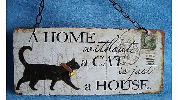 Liverpool F.C. A Home without a Cat is Just a House Hanging plaque Sign