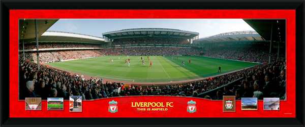 Liverpool FC and#8211; This is Anfield - Framed Panoramic Stadium Presentation