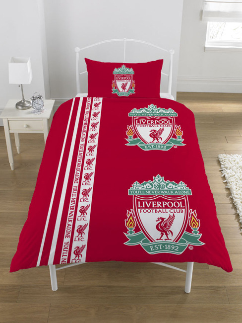 Liverpool FC Football Single Duvet Cover and