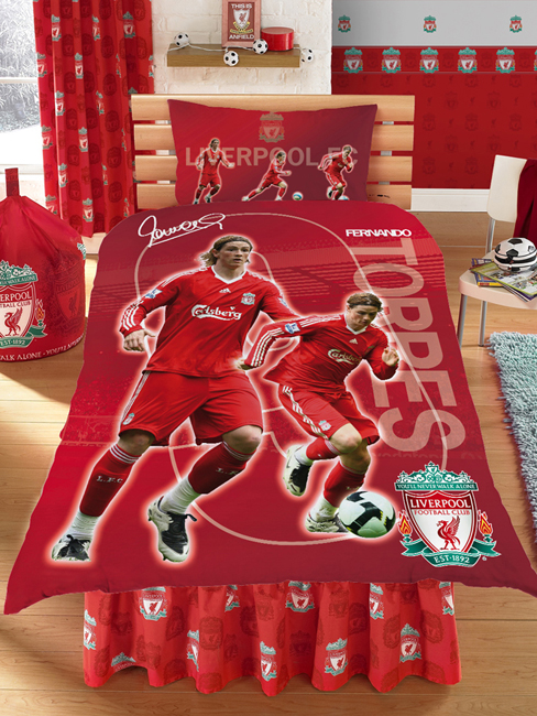 Liverpool FC Torres Football Duvet Cover and