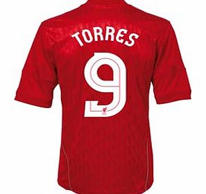 Liverpool Home Shirt Adidas 2010-11 Liverpool Home Shirt (Torres 9) European